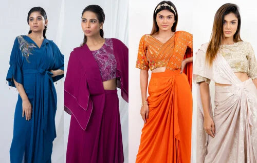 Ethnic Elegance, Western Flair: Indo-Western Outfit for Every Mood Keyword : indo western attire