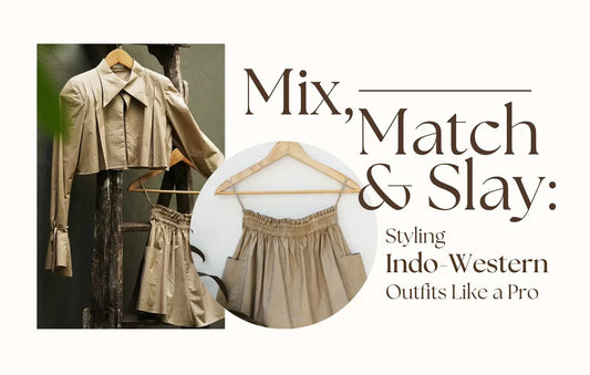 Mix, Match & Slay: Styling Indo-Western Outfits Like a Pro