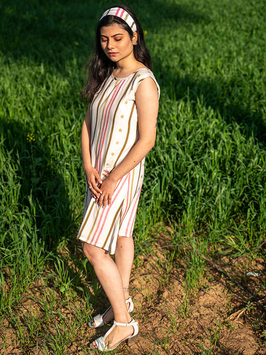 Striped pocket dress