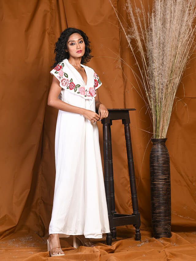 Flowy White Dress