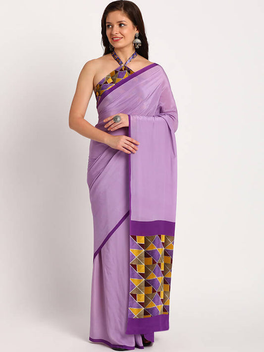 Maze 17|Printed Saree|Crepe