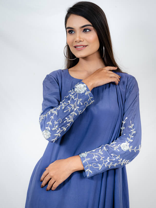 Draped Kurti and Pants