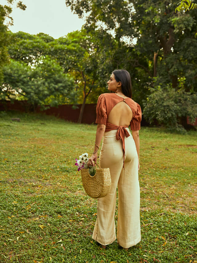 Nutmeg breezy trousers