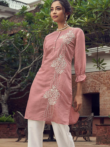 Chanderi silk co-ord set