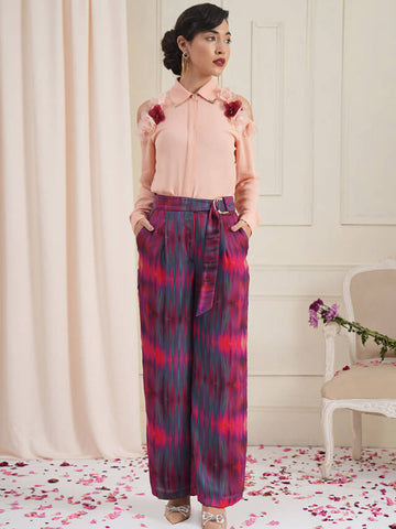 Eden ikat parallel trousers