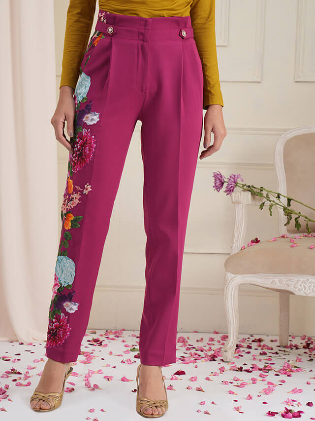 Julian berry cigerrette pants