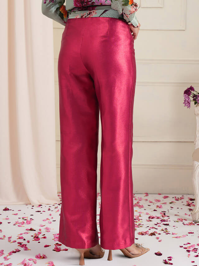 Clyde plum trousers