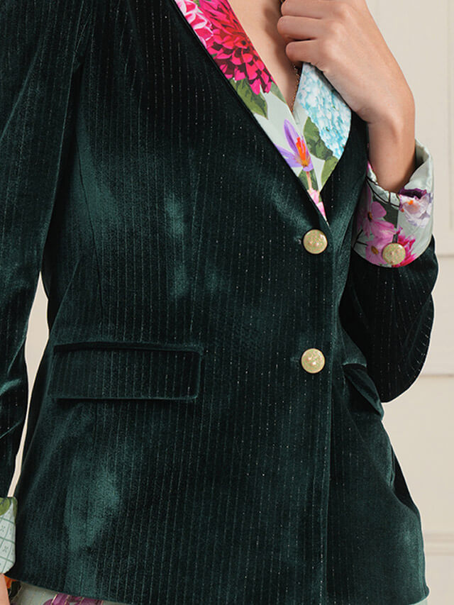 Cynthia emerald jacket