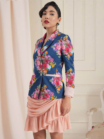 Cynthia diamond floral jacket