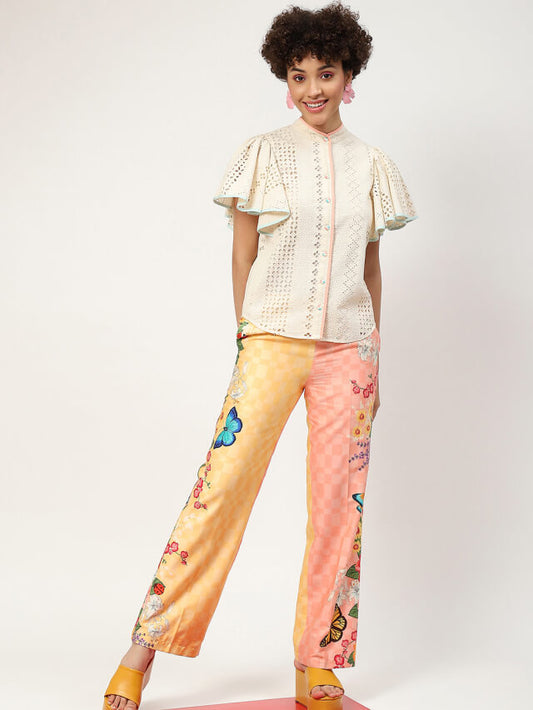 Layla floral meadow trousers