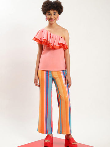 Jezebelle striped sequin pants