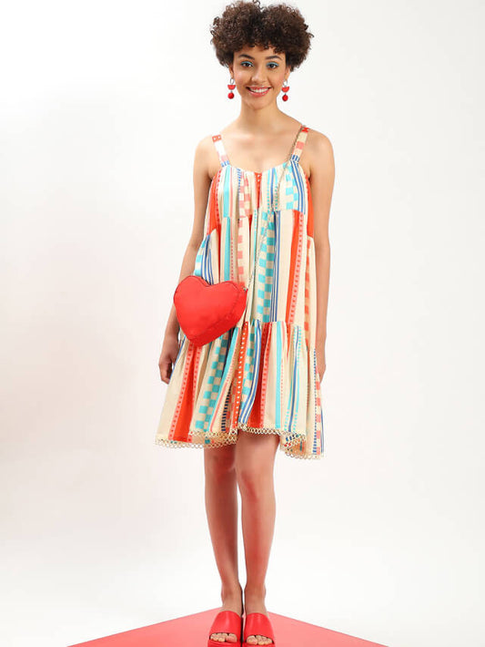 Rachael candy stripe dress