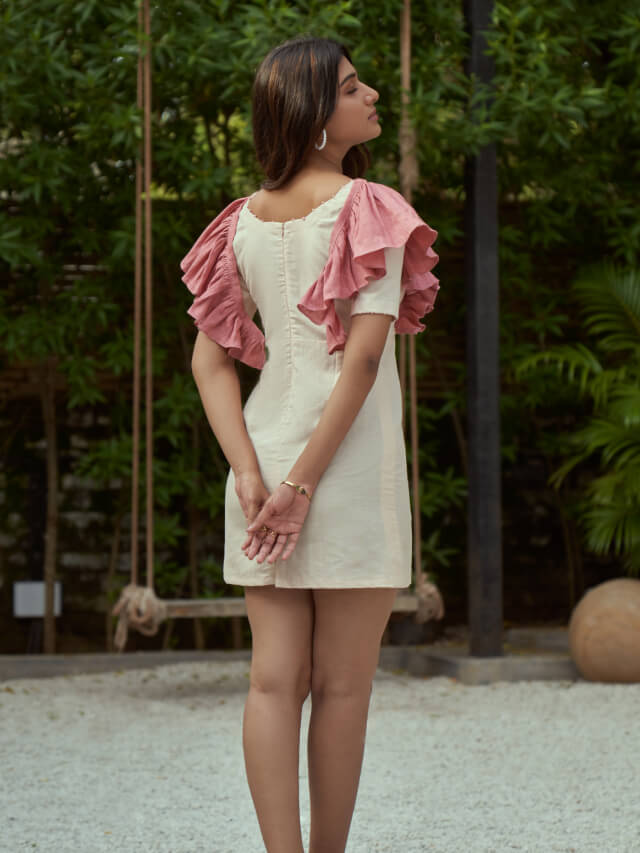 Blooming rose' detachable dress