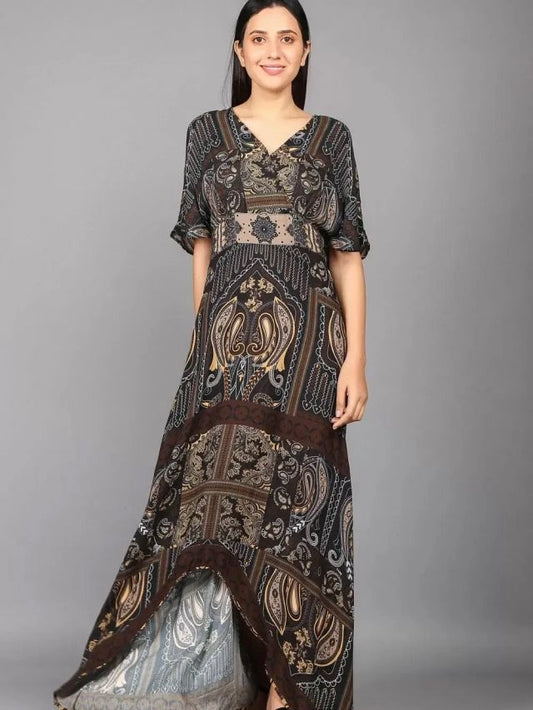 Rayon maxi dress