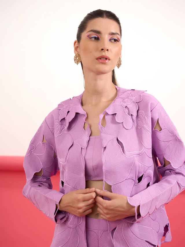 Lilac Petal Jacket