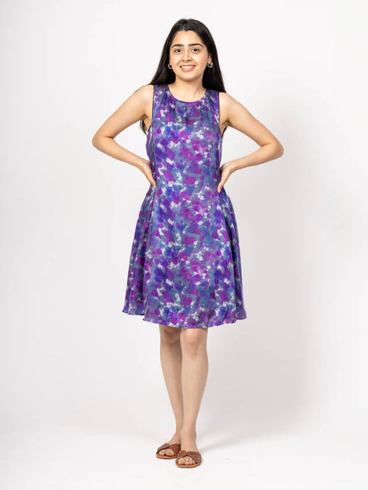 Orchid umbrella dress