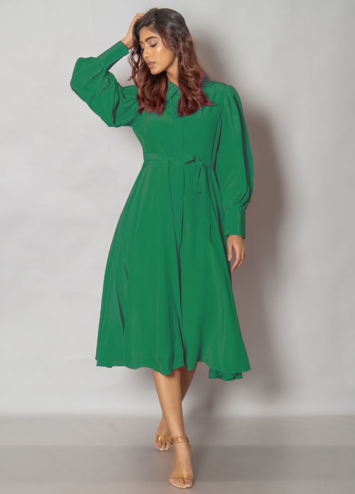 Green Midi Dress