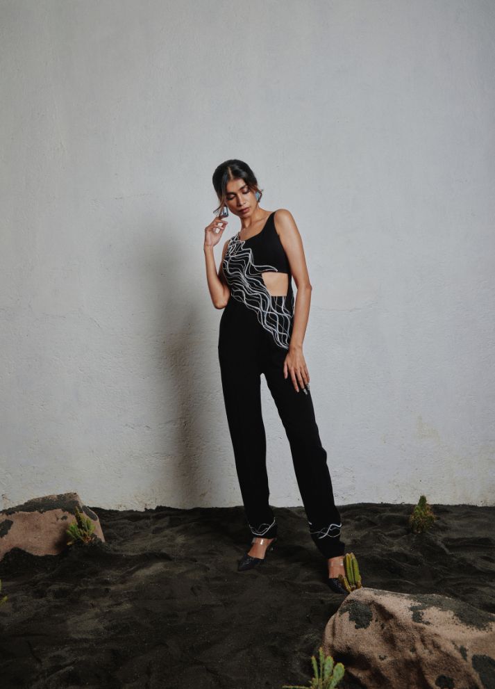 The Glam Marble Jumpsuit