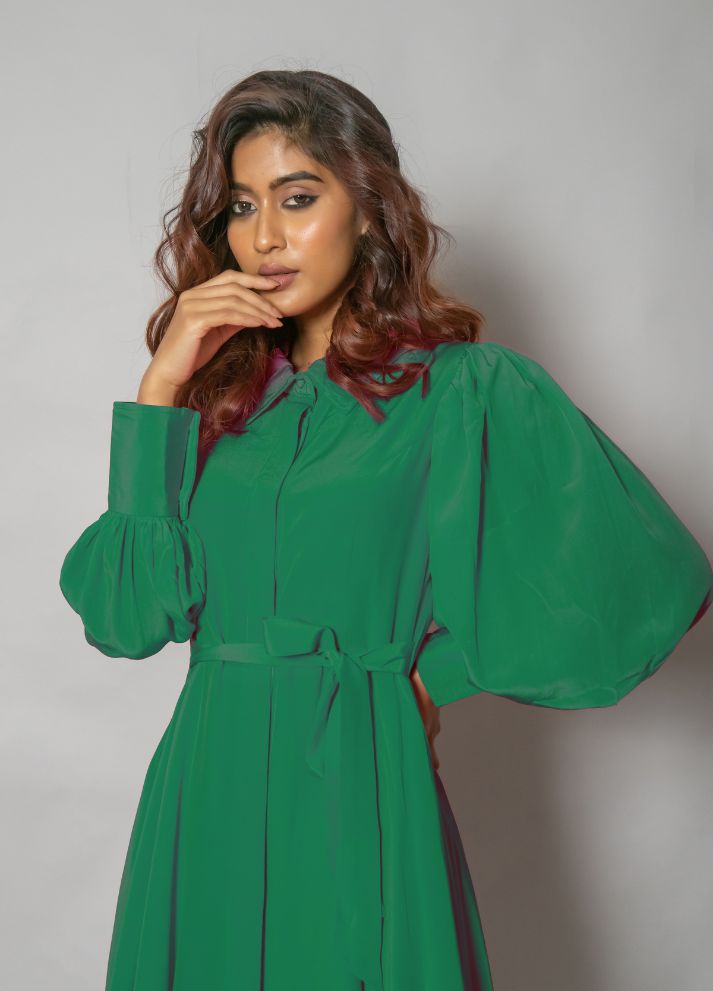 Green Midi Dress