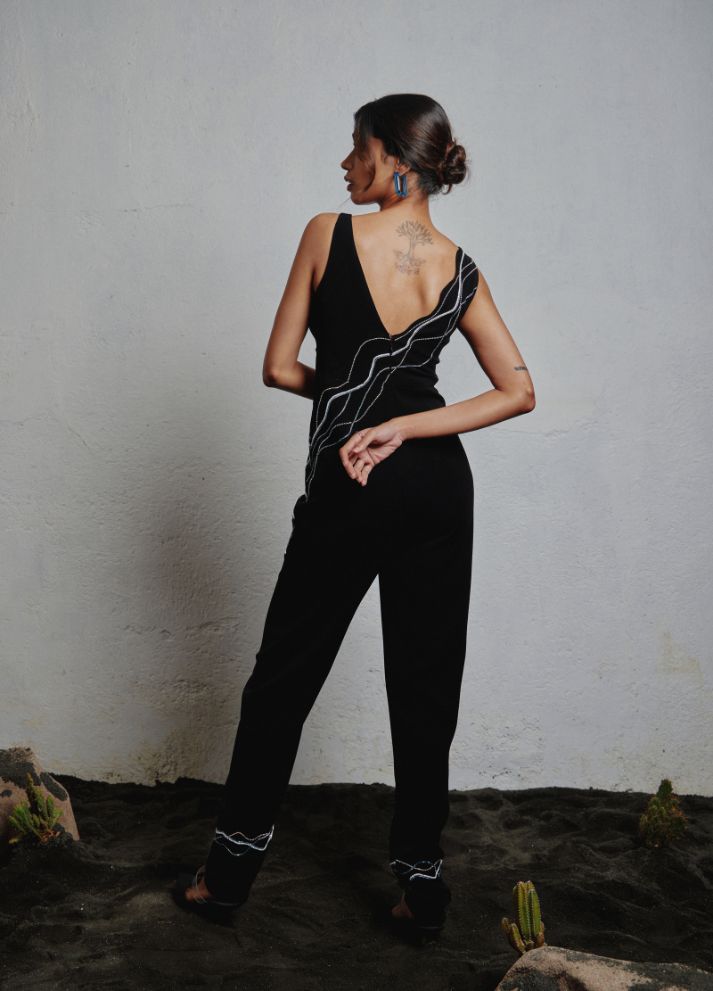 The Glam Marble Jumpsuit